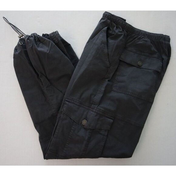 Garage 5GK 222 43 Women's Sz XS Forged Iron Gray Tanner Tie Up Cargo Pants - Picture 8 of 12